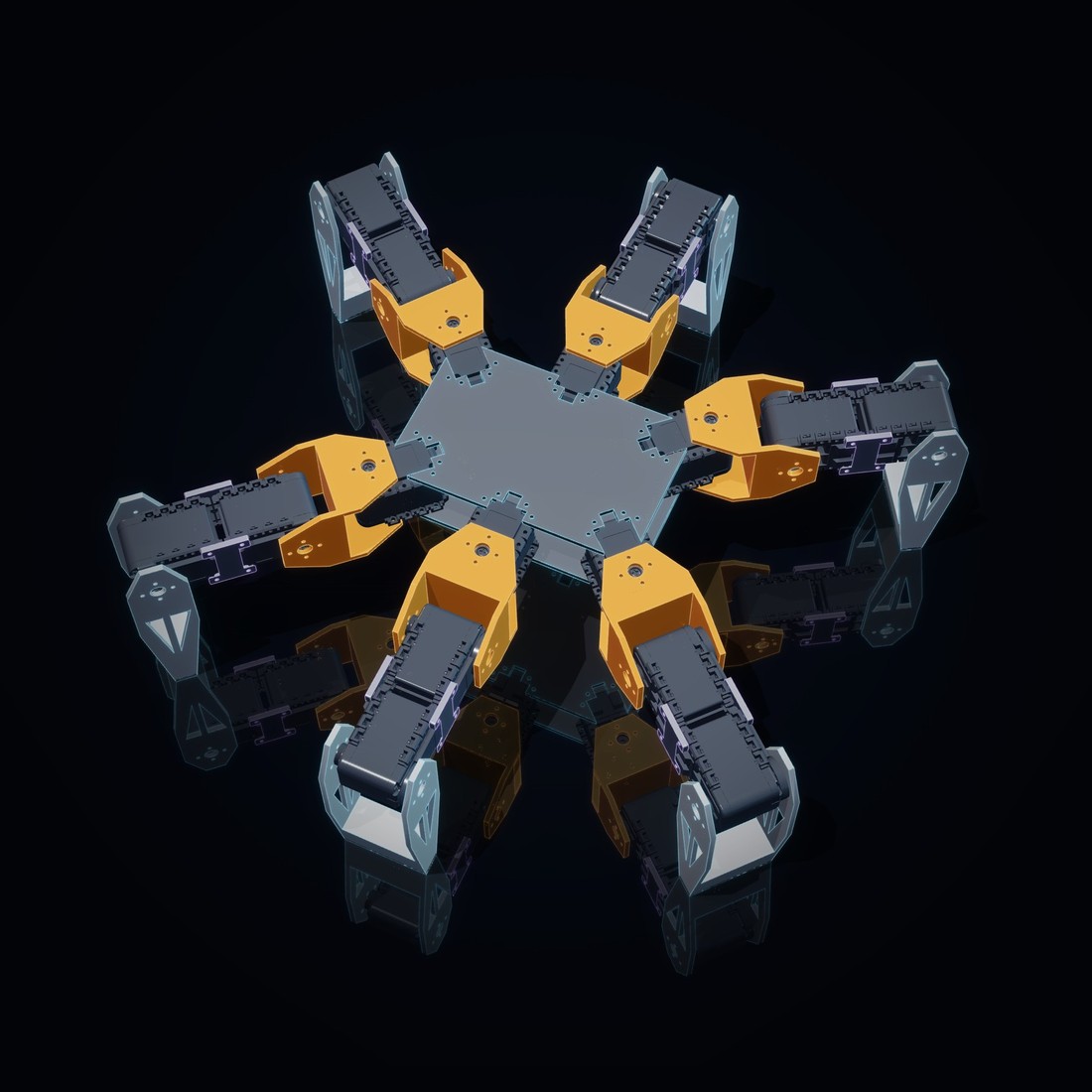MakerCAD 6족보행로봇